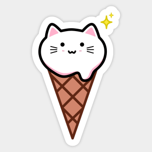 Kitty x Ice Cream Sticker